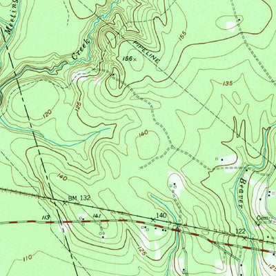 United States Geological Survey Saratoga, TX (1955, 62500-Scale) digital map