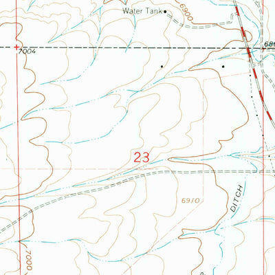 United States Geological Survey Saratoga, WY (1961, 24000-Scale) digital map