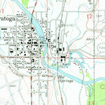 United States Geological Survey Saratoga, WY (1961, 24000-Scale) digital map