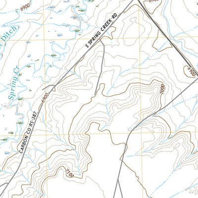 United States Geological Survey Saratoga, WY (2021, 24000-Scale) digital map
