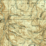 United States Geological Survey Saratoga, WY-CO (1939, 125000-Scale) digital map