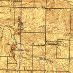 United States Geological Survey Sarcoxie, MO (1921, 62500-Scale) digital map