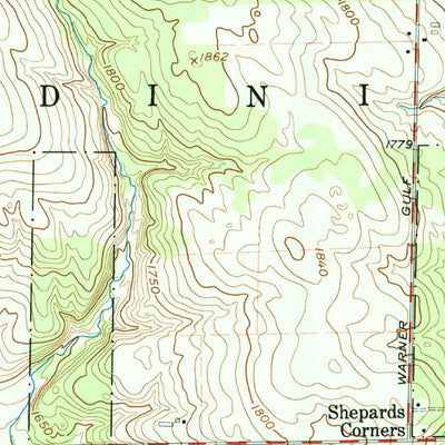 United States Geological Survey Sardinia, NY (1957, 24000-Scale) digital map