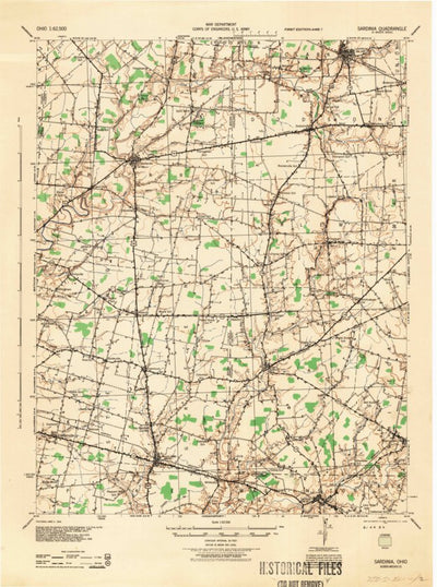 United States Geological Survey Sardinia, OH (1944, 62500-Scale) digital map