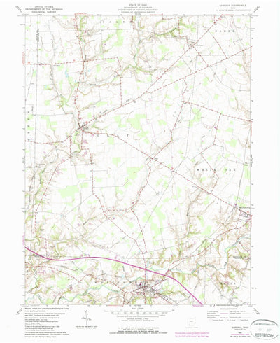 United States Geological Survey Sardinia, OH (1961, 24000-Scale) digital map