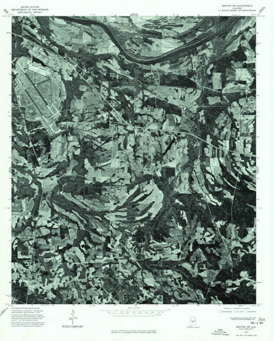 United States Geological Survey Sardis, AL (1975, 24000-Scale) digital map