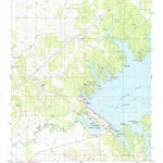 United States Geological Survey Sardis Dam, MS (1982, 24000-Scale) digital map