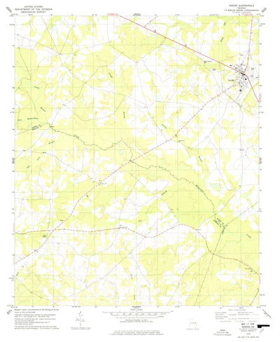 United States Geological Survey Sardis, GA (1978, 24000-Scale) digital map