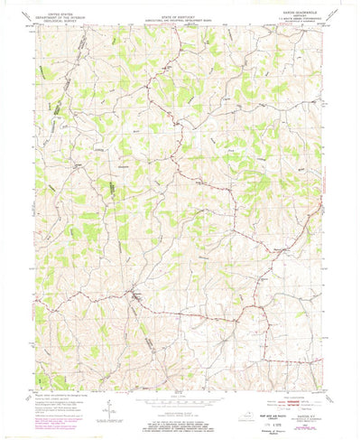 United States Geological Survey Sardis, KY (1952, 24000-Scale) digital map