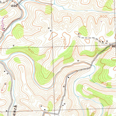 United States Geological Survey Sardis, KY (1952, 24000-Scale) digital map