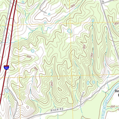 United States Geological Survey Sardis, MS (2012, 24000-Scale) digital map