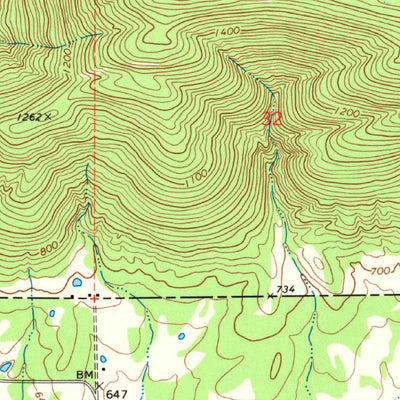United States Geological Survey Sardis, OK (1971, 24000-Scale) digital map