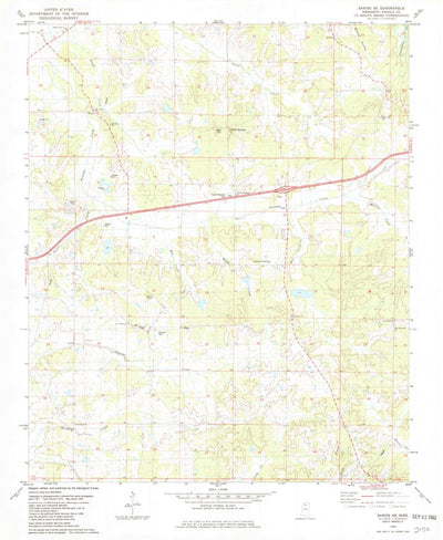 United States Geological Survey Sardis SE, MS (1982, 24000-Scale) digital map