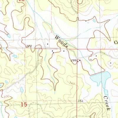 United States Geological Survey Sardis SE, MS (1982, 24000-Scale) digital map