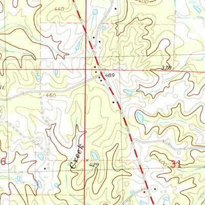 United States Geological Survey Sardis SE, MS (1982, 24000-Scale) digital map