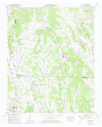 United States Geological Survey Sardis, TN (1949, 24000-Scale) digital map