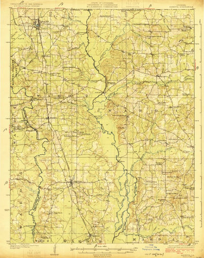 United States Geological Survey Sarepta, LA (1924, 62500-Scale) digital map