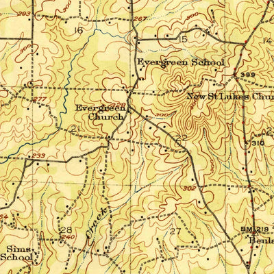 United States Geological Survey Sarepta, LA (1924, 62500-Scale) digital map