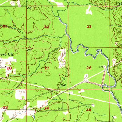 United States Geological Survey Sarepta, LA (1956, 62500-Scale) digital map