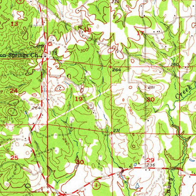 United States Geological Survey Sarepta, LA (1956, 62500-Scale) digital map