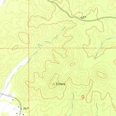 United States Geological Survey Sarepta, MS (1972, 24000-Scale) digital map