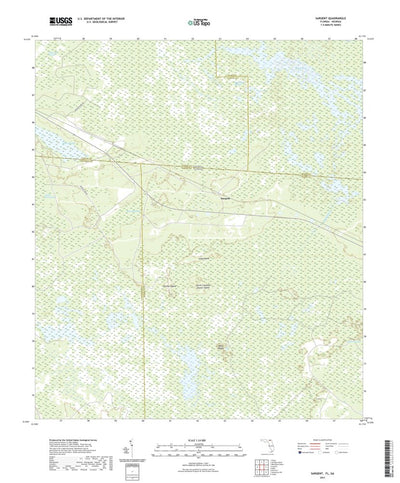 United States Geological Survey Sargent, FL (2021, 24000-Scale) digital map