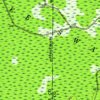 United States Geological Survey Sargent, FL-GA (1956, 24000-Scale) digital map