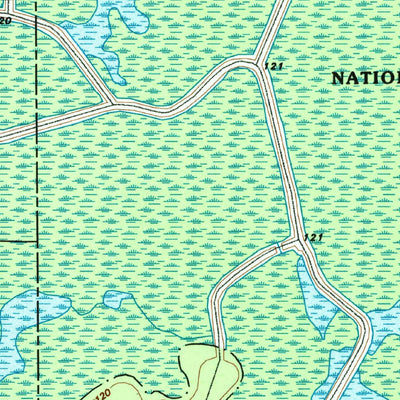 United States Geological Survey Sargent, FL-GA (1994, 24000-Scale) digital map