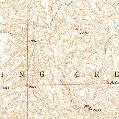 United States Geological Survey Sargent SE, NE (1952, 24000-Scale) digital map