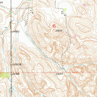 United States Geological Survey Sargent SW, NE (1952, 24000-Scale) digital map
