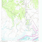 United States Geological Survey Sargent, TX (1952, 24000-Scale) digital map