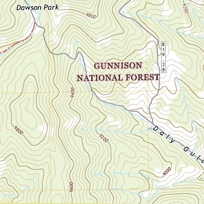 United States Geological Survey Sargents, CO (2022, 24000-Scale) digital map