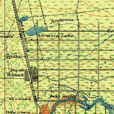 United States Geological Survey Sarita, TX (1928, 125000-Scale) digital map