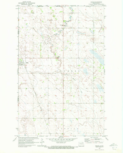 United States Geological Survey Sarles, ND (1970, 24000-Scale) digital map