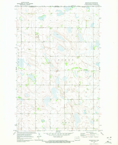 United States Geological Survey Sarles NE, ND (1970, 24000-Scale) digital map