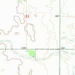 United States Geological Survey Sarles SE, ND (1970, 24000-Scale) digital map