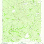 United States Geological Survey Sarnosa Hill, TX (1971, 24000-Scale) digital map