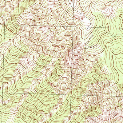 United States Geological Survey Saska Peak, WA (1988, 24000-Scale) digital map