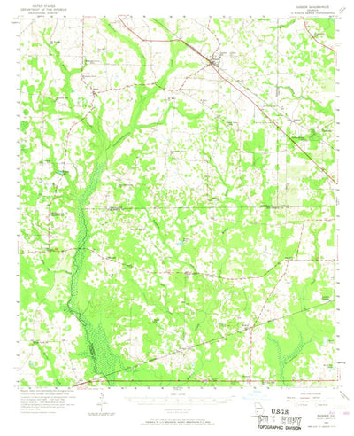 United States Geological Survey Sasser, GA (1956, 62500-Scale) digital map