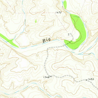 United States Geological Survey Satan Canyon, TX (1972, 24000-Scale) digital map