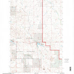 United States Geological Survey Sather Lake, ND (1997, 24000-Scale) digital map