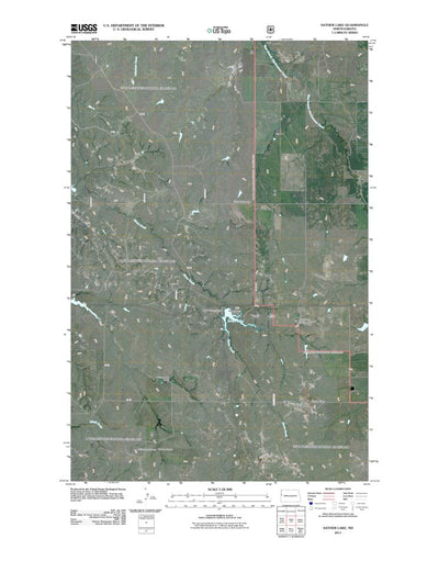 United States Geological Survey Sather Lake, ND (2011, 24000-Scale) digital map