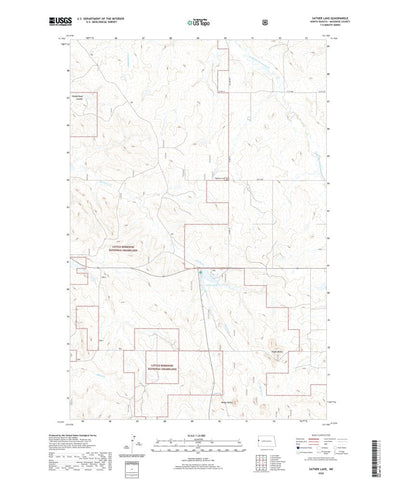 United States Geological Survey Sather Lake, ND (2020, 24000-Scale) digital map