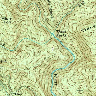 United States Geological Survey Satolah, GA-SC-NC (1961, 24000-Scale) digital map