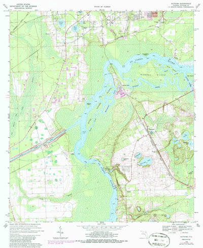 United States Geological Survey Satsuma, FL (1968, 24000-Scale) digital map