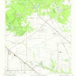 United States Geological Survey Satsuma, TX (1970, 24000-Scale) digital map