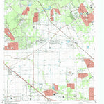 United States Geological Survey Satsuma, TX (1982, 24000-Scale) digital map