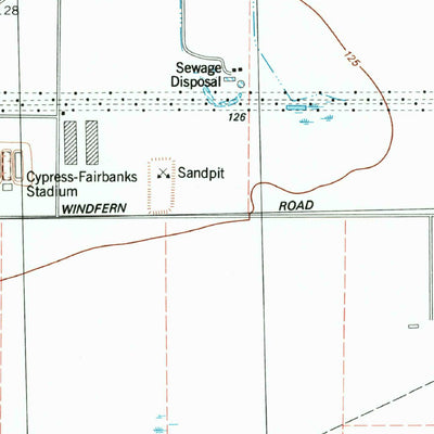 United States Geological Survey Satsuma, TX (1982, 24000-Scale) digital map