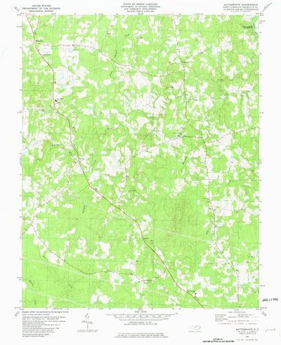 United States Geological Survey Satterwhite, NC (1981, 24000-Scale) digital map