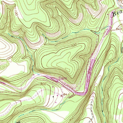 United States Geological Survey Sattler, TX (1963, 24000-Scale) digital map